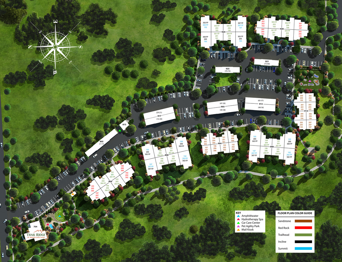 Trail Ridge at Woodland Park Site Plan